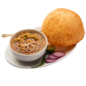 223 Chole Bhature (Puri 2 stk/ Vegan)