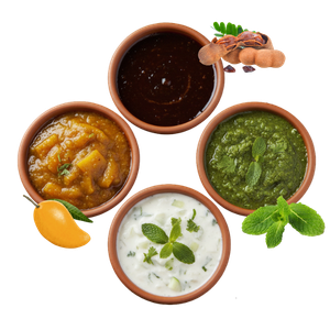 91 Chutneys (Mango / Tamarind / Yogurt / Mint)