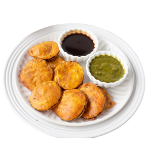 24 Baingan Pakora (Vegan/Gluten Free)