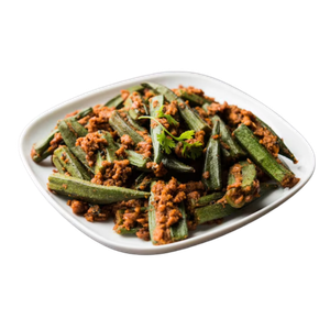 201 Bhindi Champignons Masala (Vegan/Gluten Free)