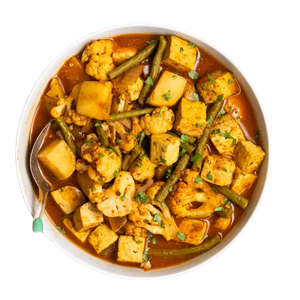 206 Gemüse Vindaloo (Scharf / Spicy, Vegan/Gluten Free)