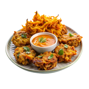 28 Indian Mixed Pakoras Platter (Serving 4)