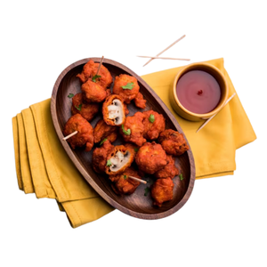 25 Mushroom Pakora (Vegan/Gluten Free)